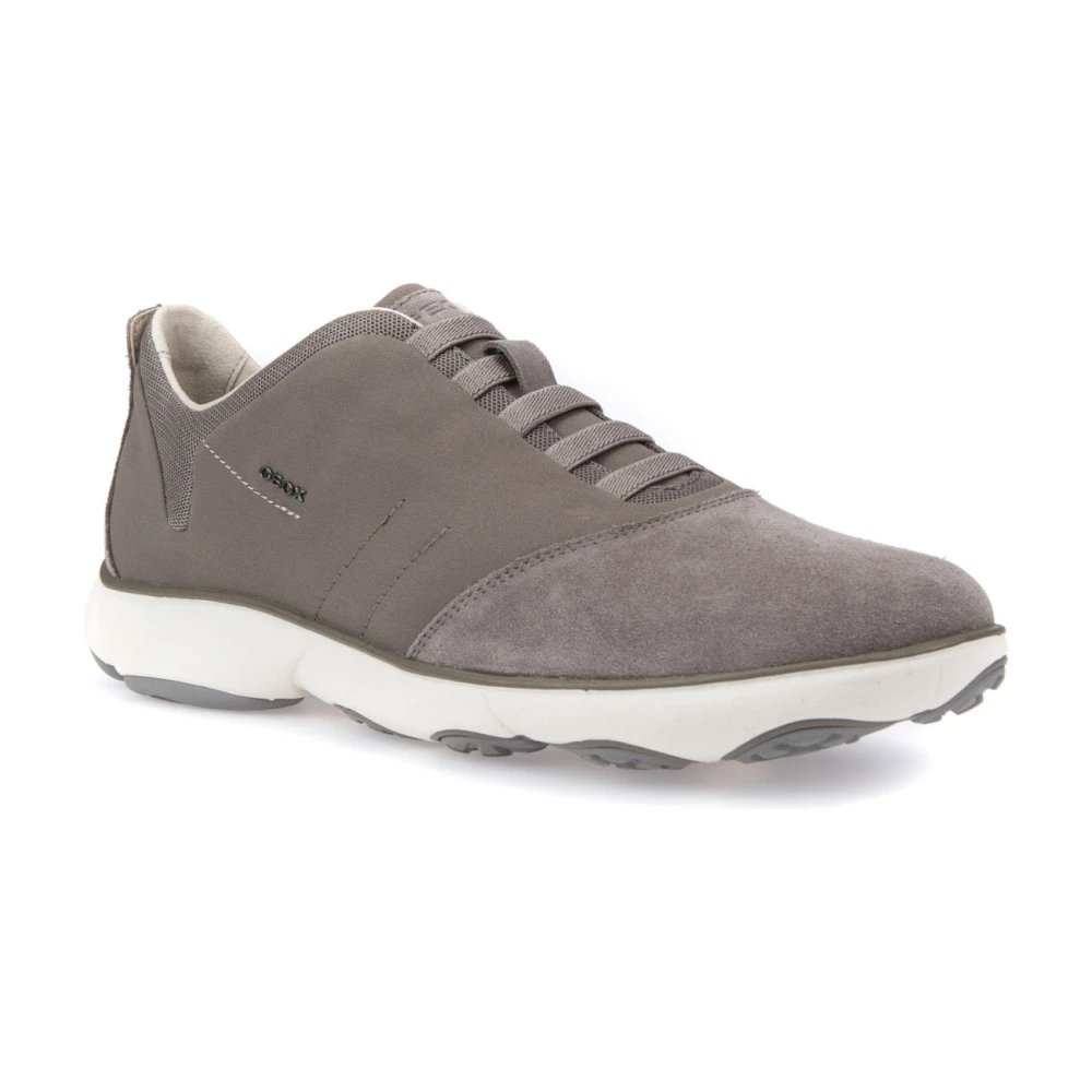 Geox Herren Grau E Schnürschuhe