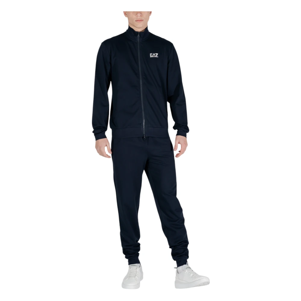 Emporio Armani Ea7 Men's Blue Training, 3XL, Cotton Training Set