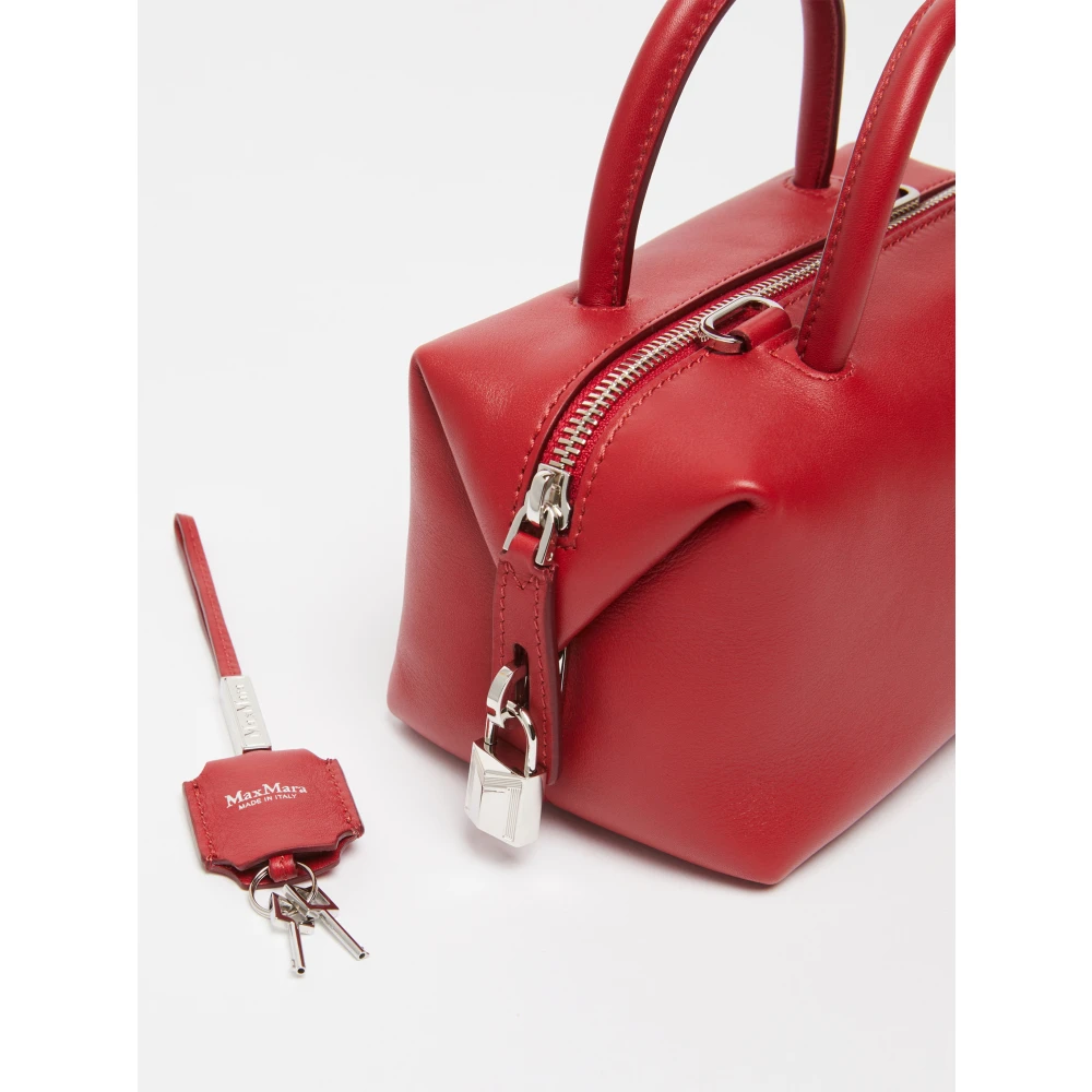 Max Mara Lacca Holdalls Red Dames