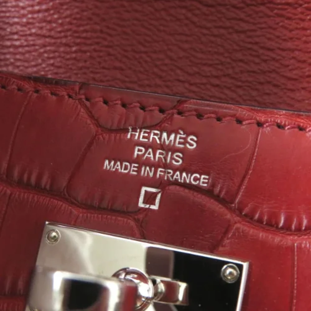 Hermès Vintage Pre-owned Leather wallets Red Dames