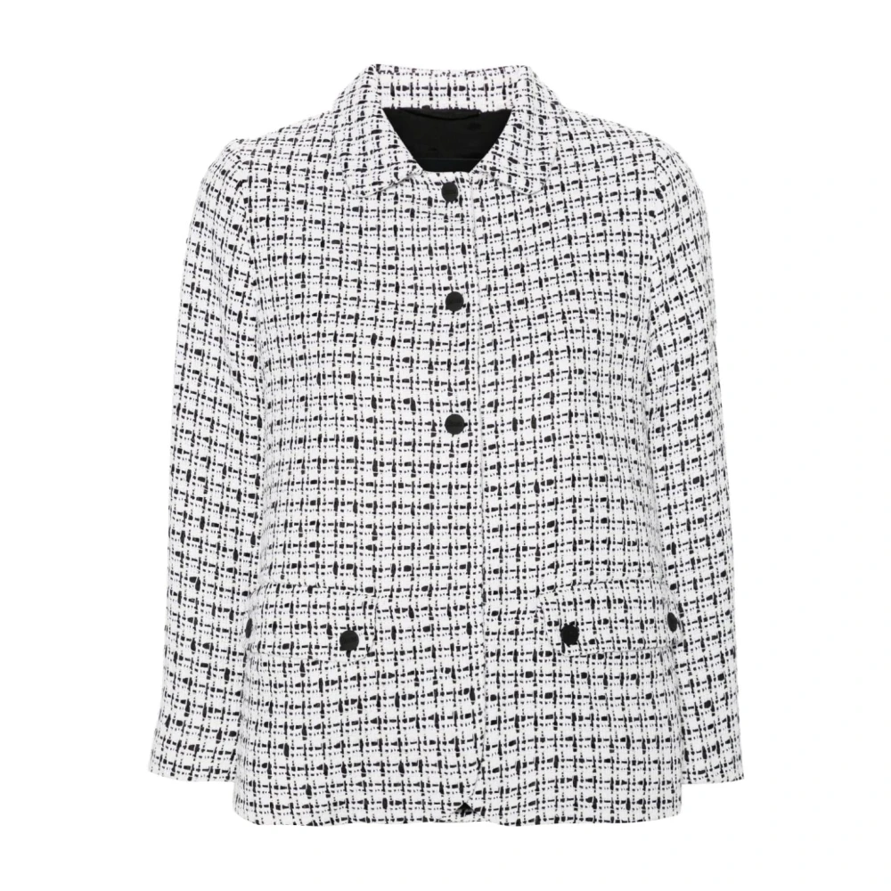Herno Trend Tweed Jas Multicolor Dames