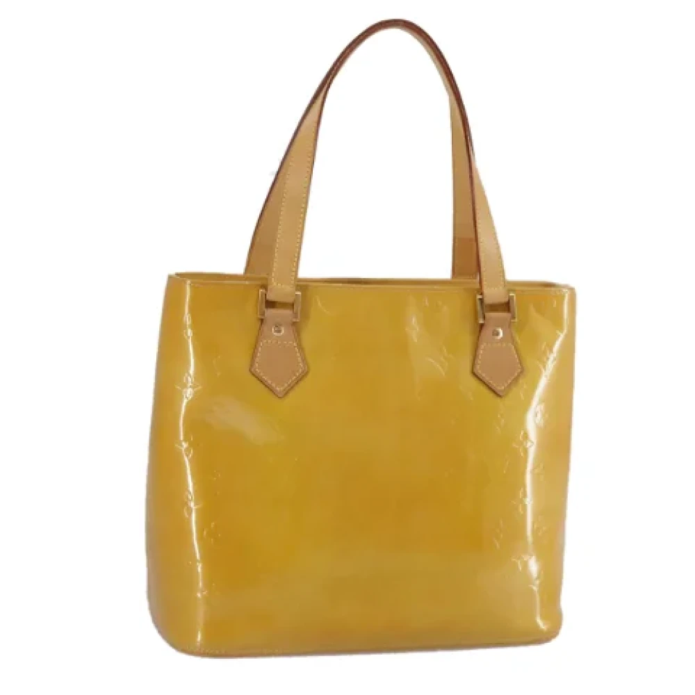 Louis Vuitton Vintage Pre-owned Leather handbags Yellow Dames
