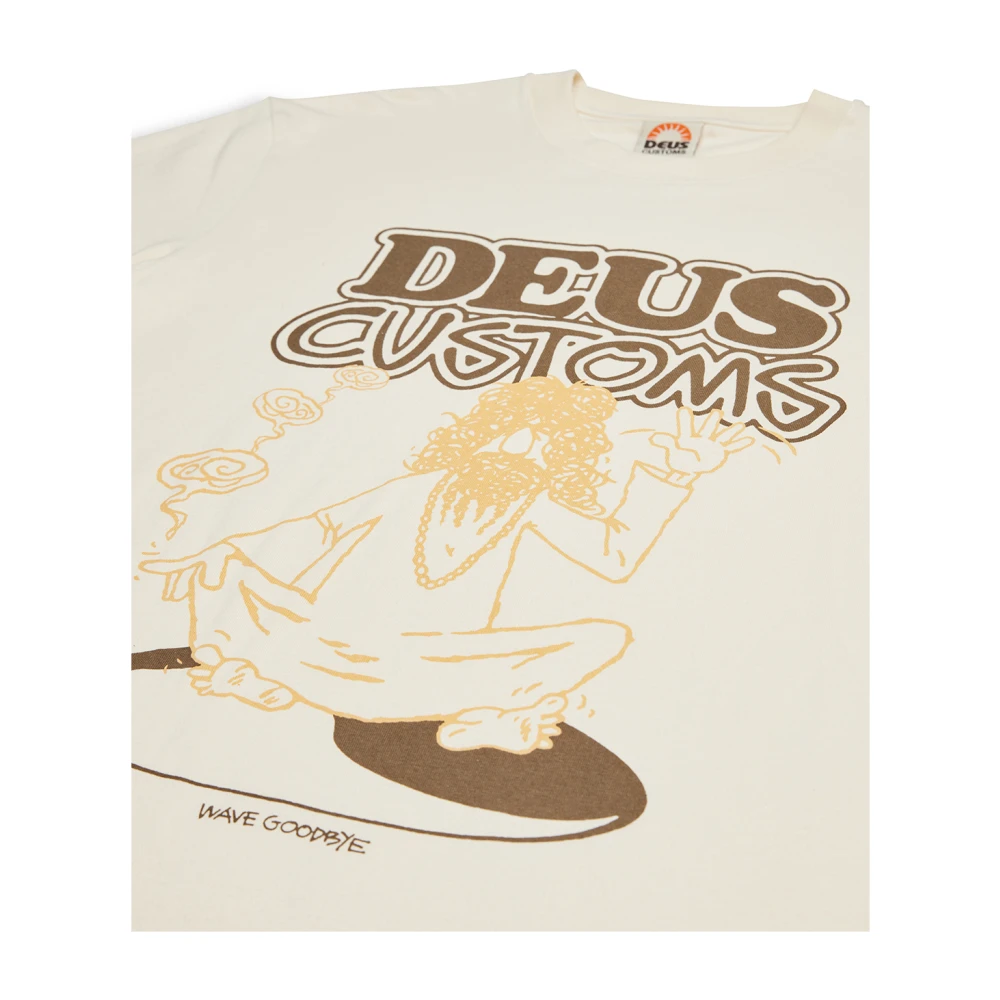 Deus Ex Machina Emphatic Wave Tee White Heren