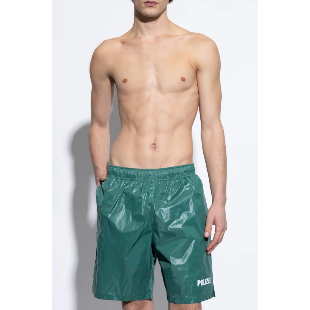 Vetements Zwembroek Green Heren