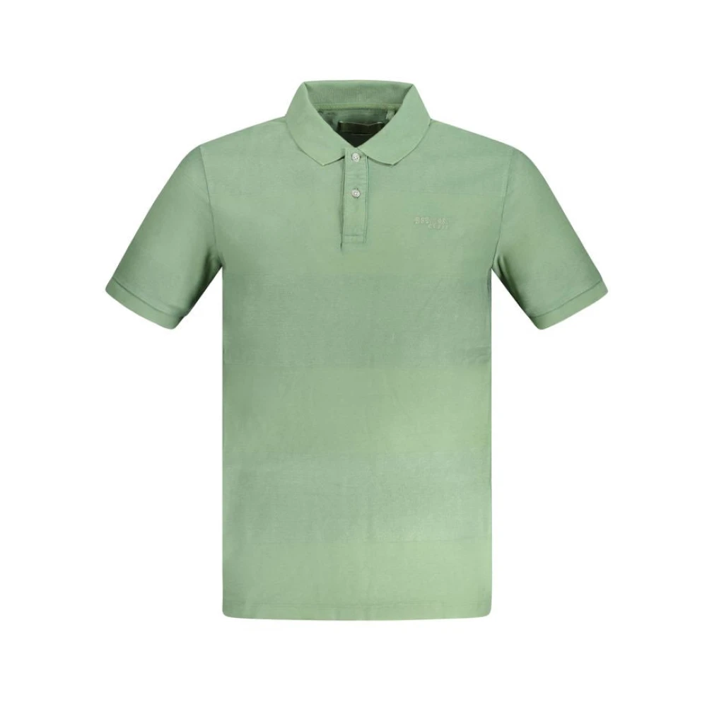 Guess Groen poloshirt met korte mouwen en borduursel Green Heren