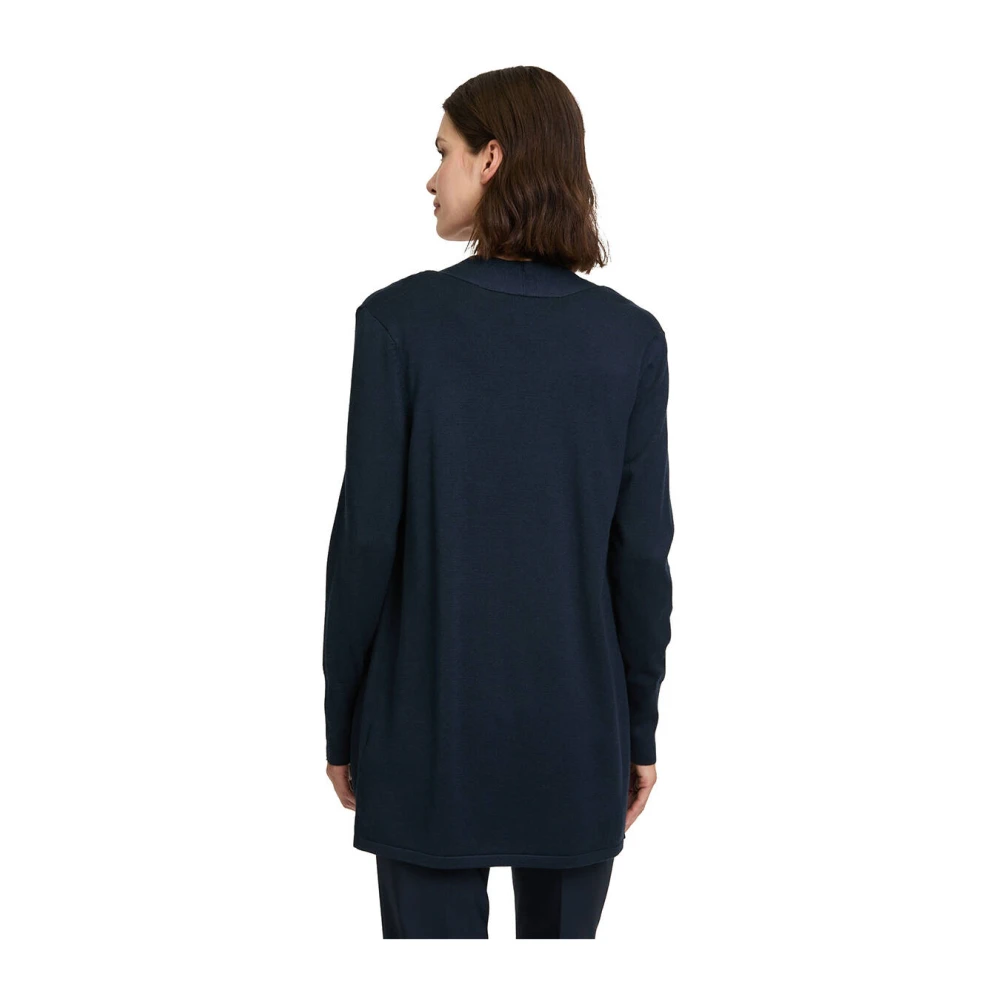 Betty Barclay Langarm Gebreid Vest Blue Dames