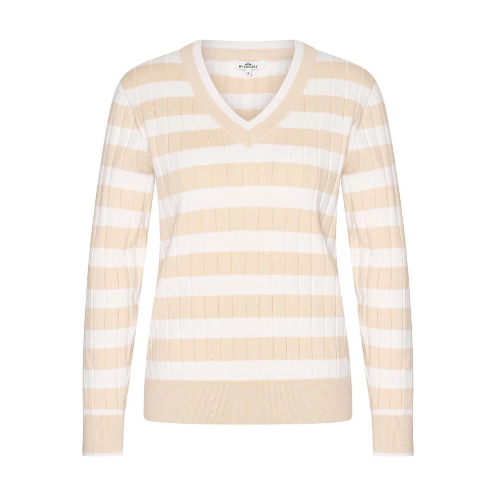 HV Polo Stijlvolle Pullover Jordan Beige Dames