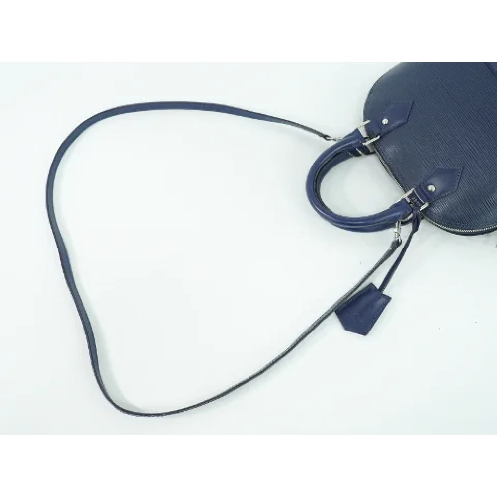 Louis Vuitton Vintage Pre-owned Leather handbags Blue Dames