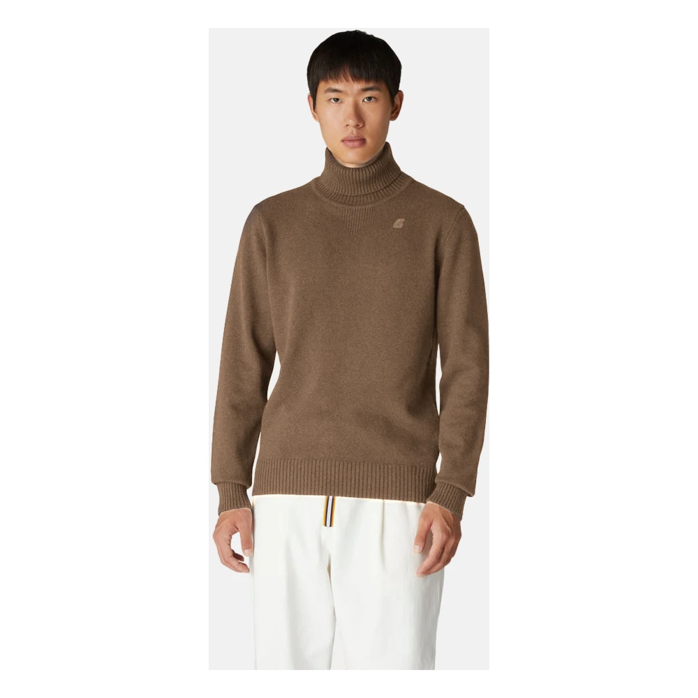 K-way Stijlvolle Gebreide Collectie Brown Heren