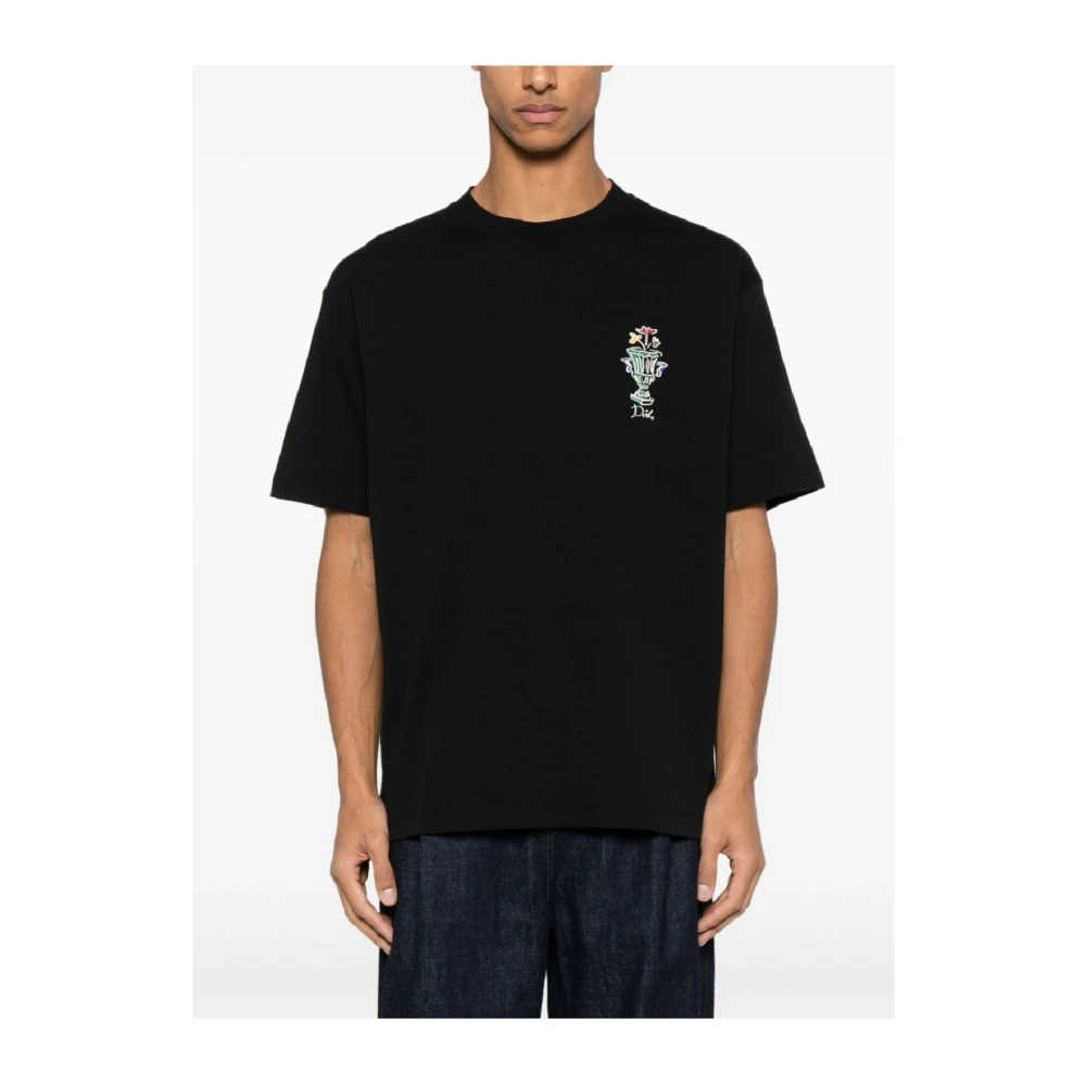 Drole de Monsieur Stijlvol T-shirt Vaas Black Heren