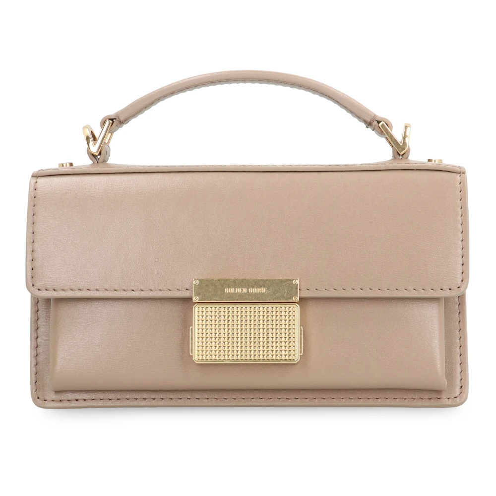 Golden Goose Women's Beige Handbags, One Size, Venezia Leather Mini Crossbody Bag