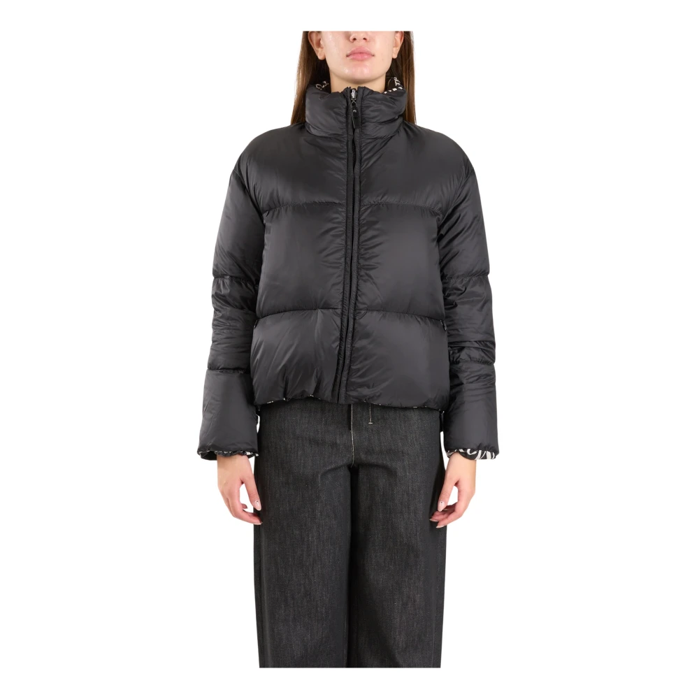 Max Mara Omkeerbare waterafstotende donsjas Black Dames