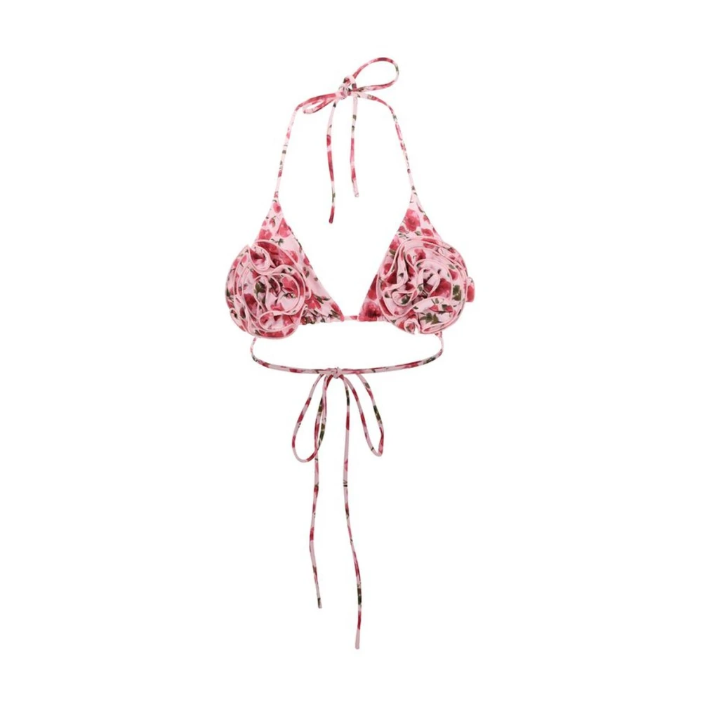 Magda Butrym Bloemen Driehoek Bikinitop met Striklint Multicolor Dames