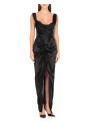 robe-noire-en-viscose-avec-detail-frontal