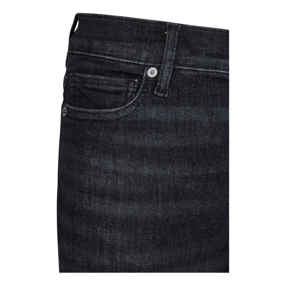 Frame Zwarte Straight-Leg Jeans voor Vrouwen Black Dames