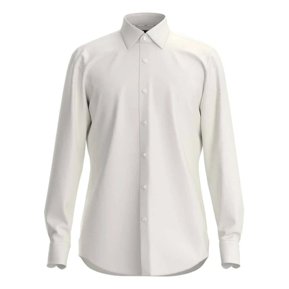 Hugo Boss Natuurlijke Shirt 101 White Heren