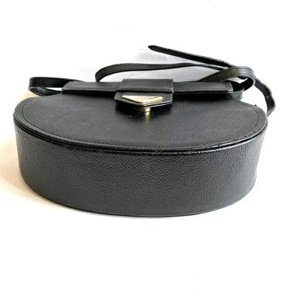 Yves Saint Laurent Vintage Pre-owned Leather shoulder-bags Black Dames