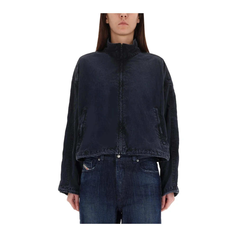 Diesel Vrouw Grijs Jassen Dames, Xs, Bomberjack