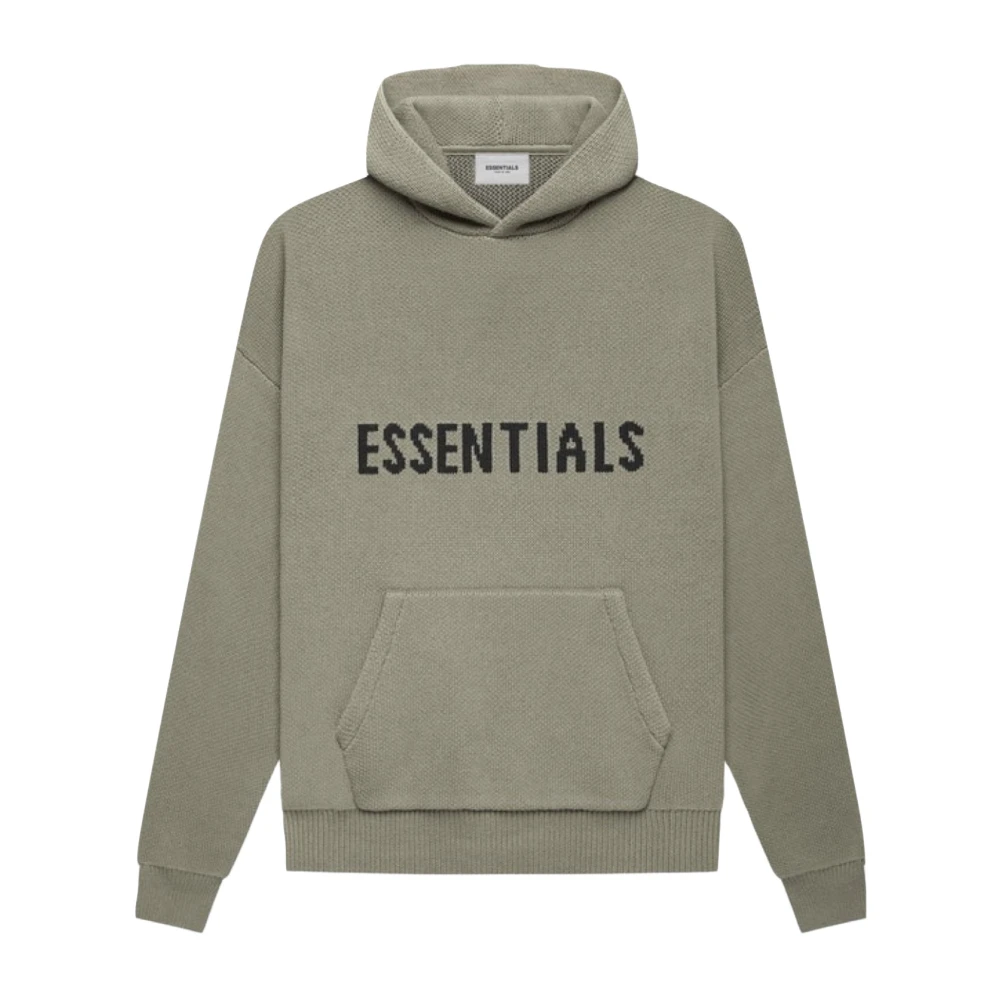 Fear Of God Beperkte oplage Gebreide Pullover Hoodie Green Heren