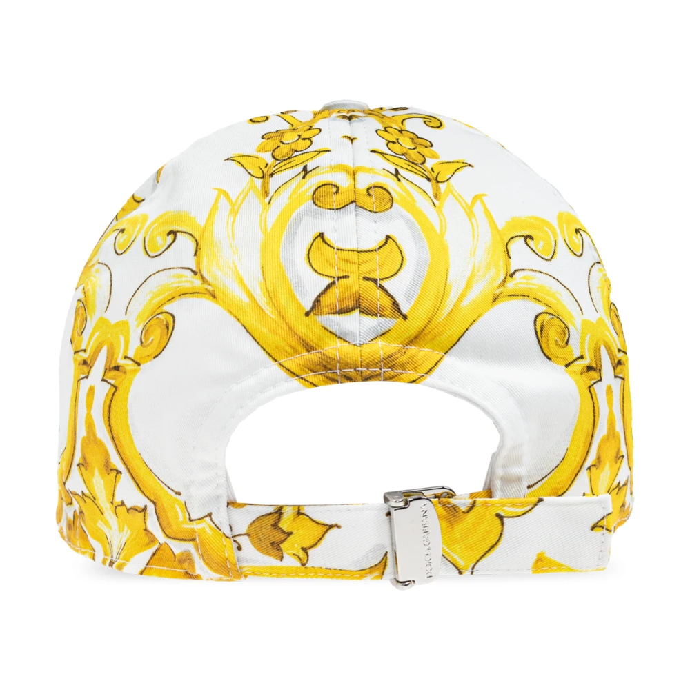 Dolce & Gabbana Baseball Cap Yellow Dames