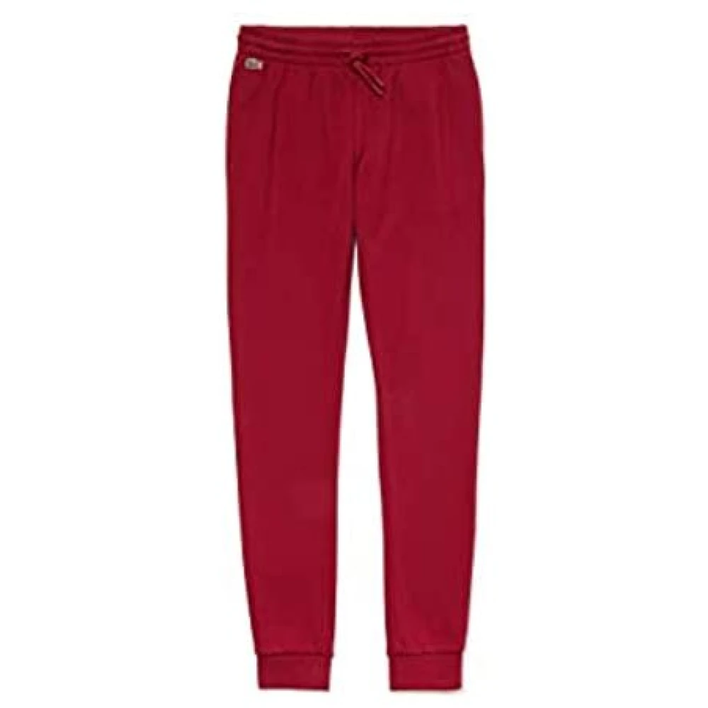 Lacoste Bordeaux Broek Red Dames