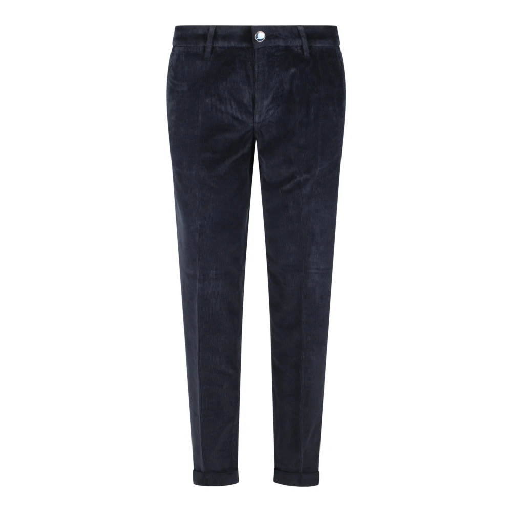 Re-Hash Räfflad Corduroy Chinos Byxor Blue, Dam