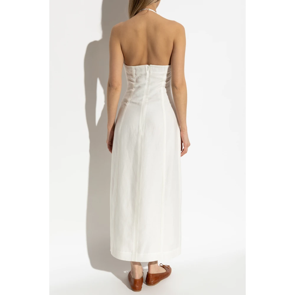 Cult Gaia Jurk met bloemenapplicaties White Dames