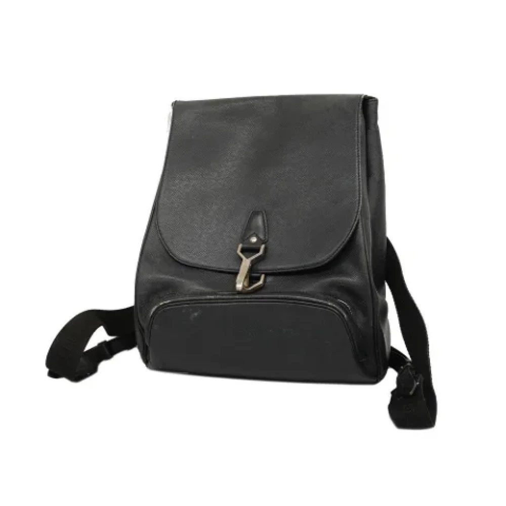 Louis Vuitton Vintage Pre-owned Leather backpacks Black Heren
