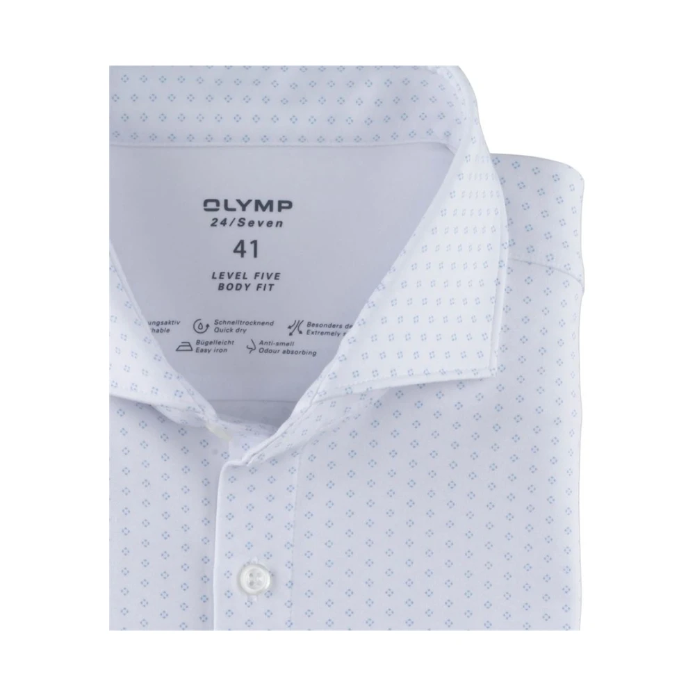 Olymp Mouwloze shirts 2020 Collectie White Heren