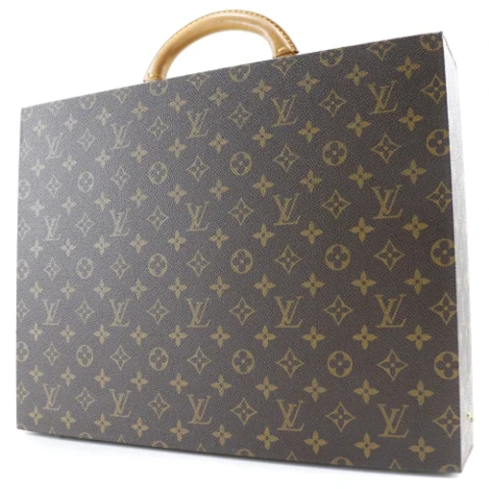 Louis Vuitton Vintage Pre-owned Canvas briefcases Brown Dames