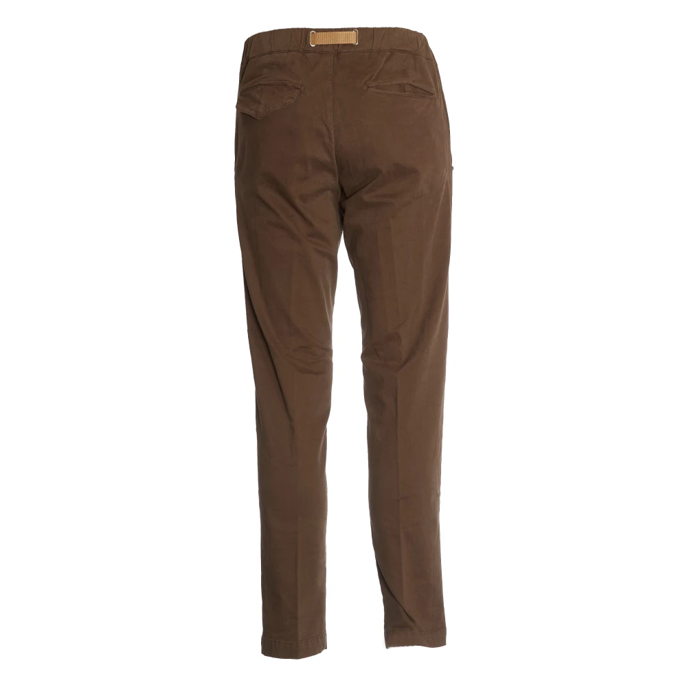 White Sand Bruine Trekkoordbroek Aw24 Brown Heren