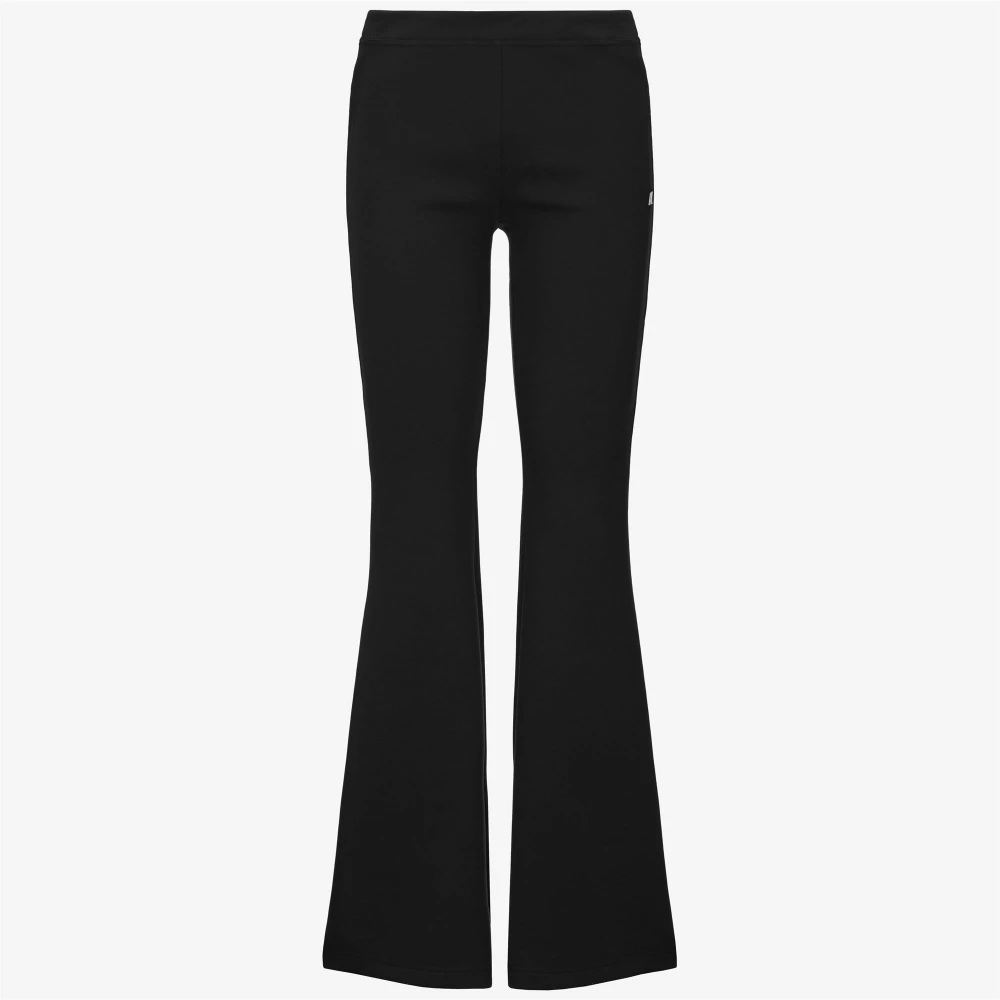 K-Way Women's Black Wide Trousers, Xs, Jenny Light Spacer