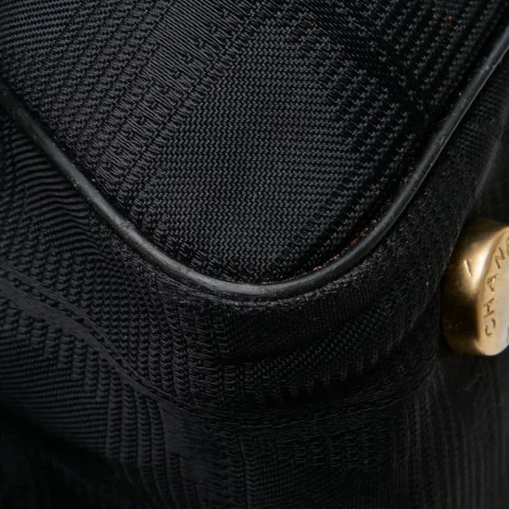Chanel Vintage Pre-owned Canvas chanel-bags Black Dames