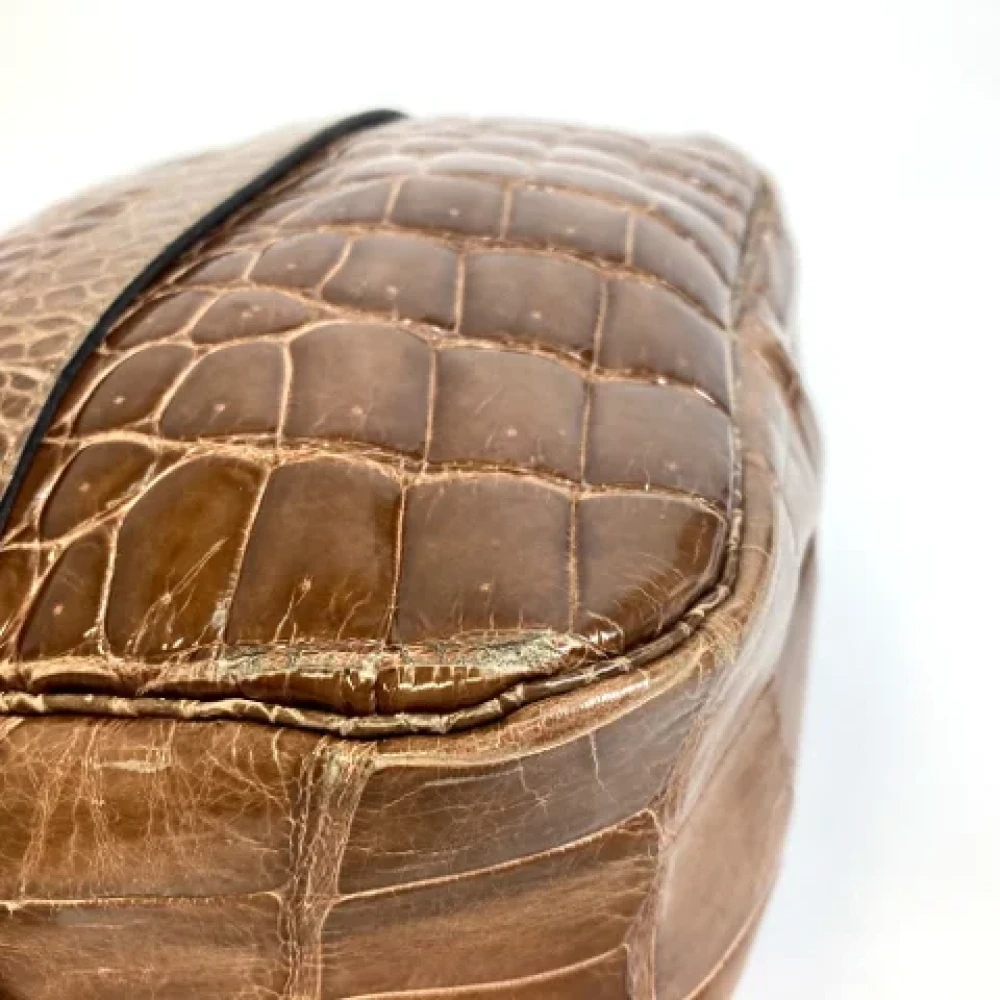 Dior Vintage Pre-owned Fabric dior-bags Brown Dames