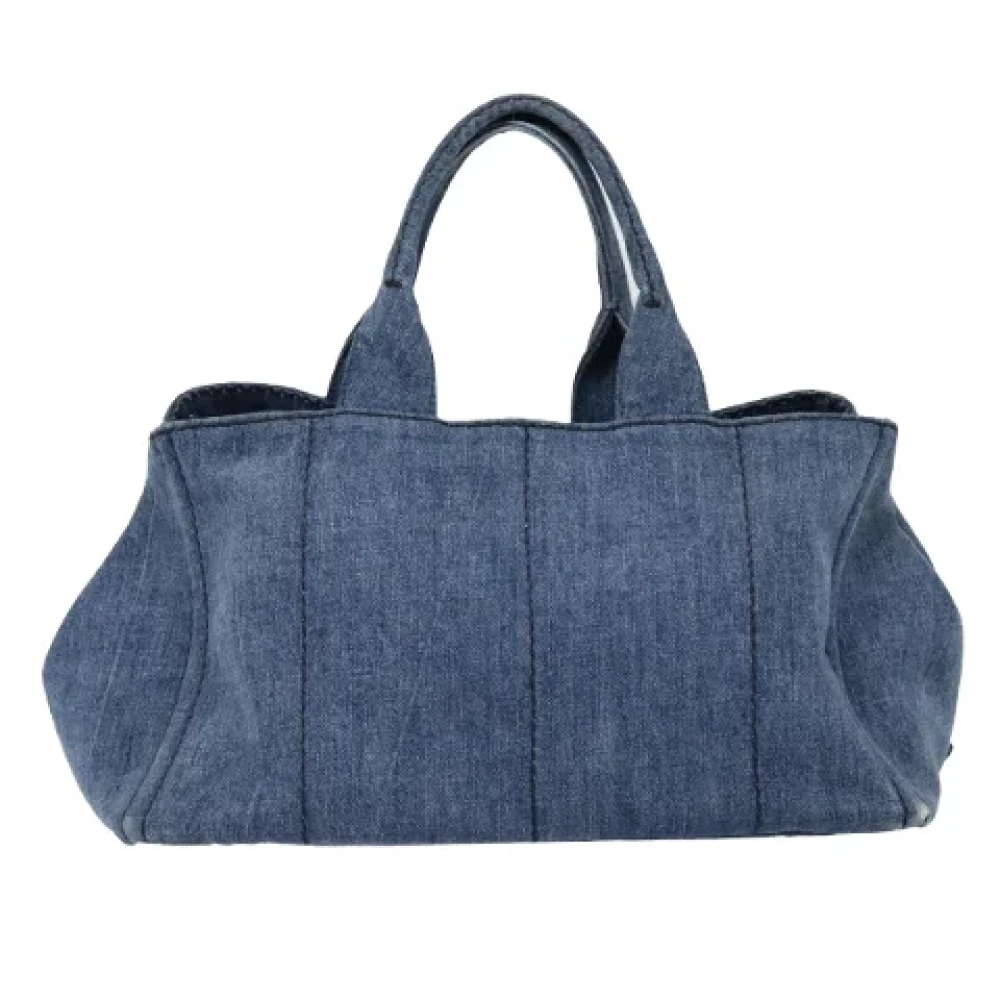 Prada Vintage Pre-owned Fabric prada-bags Blue Dames