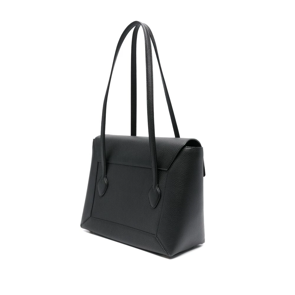 Strathberry Zwarte Overslag Handtas Black Dames