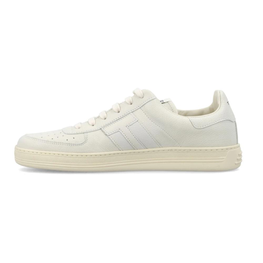 Tom Ford Aw23 Heren Sneakers Butter Wit White Heren