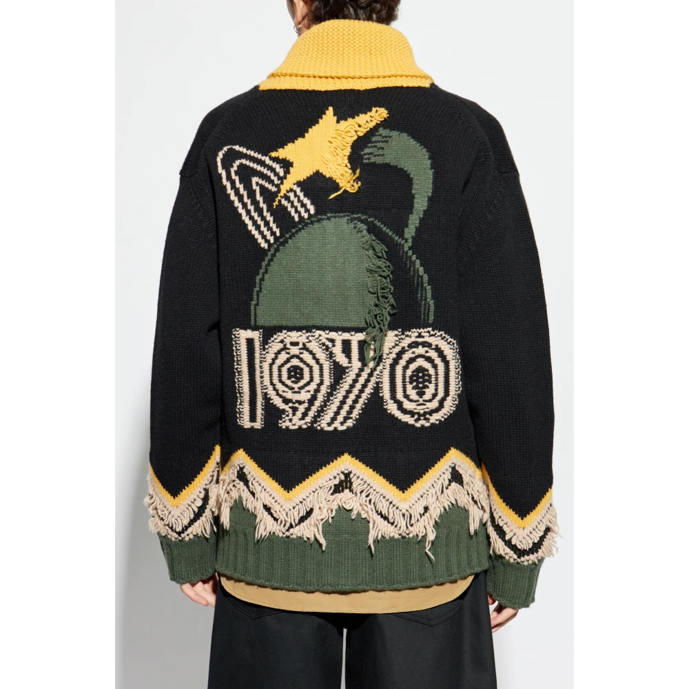 Kenzo Wollen Vest Black Heren