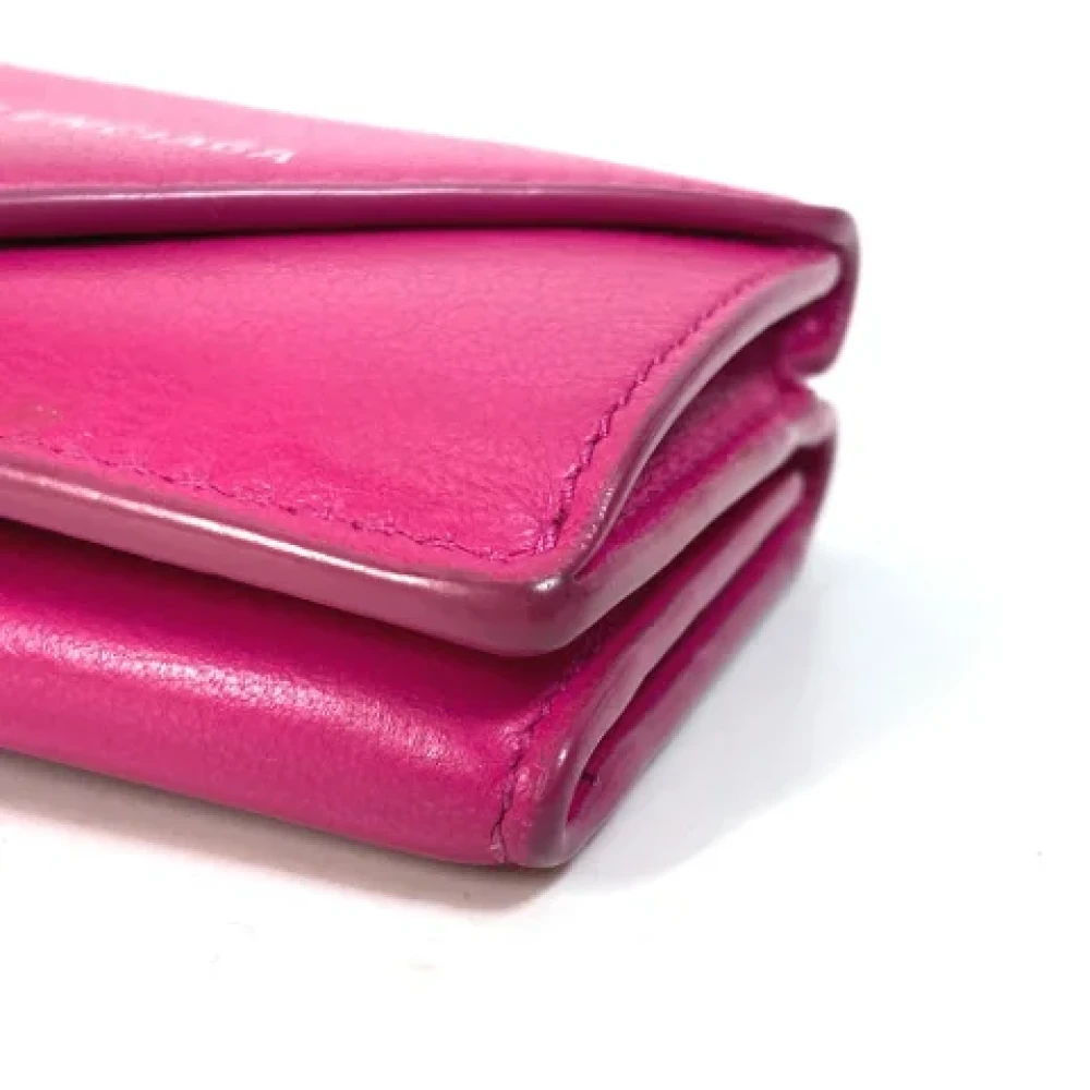 Balenciaga Vintage Pre-owned Leather wallets Pink Dames