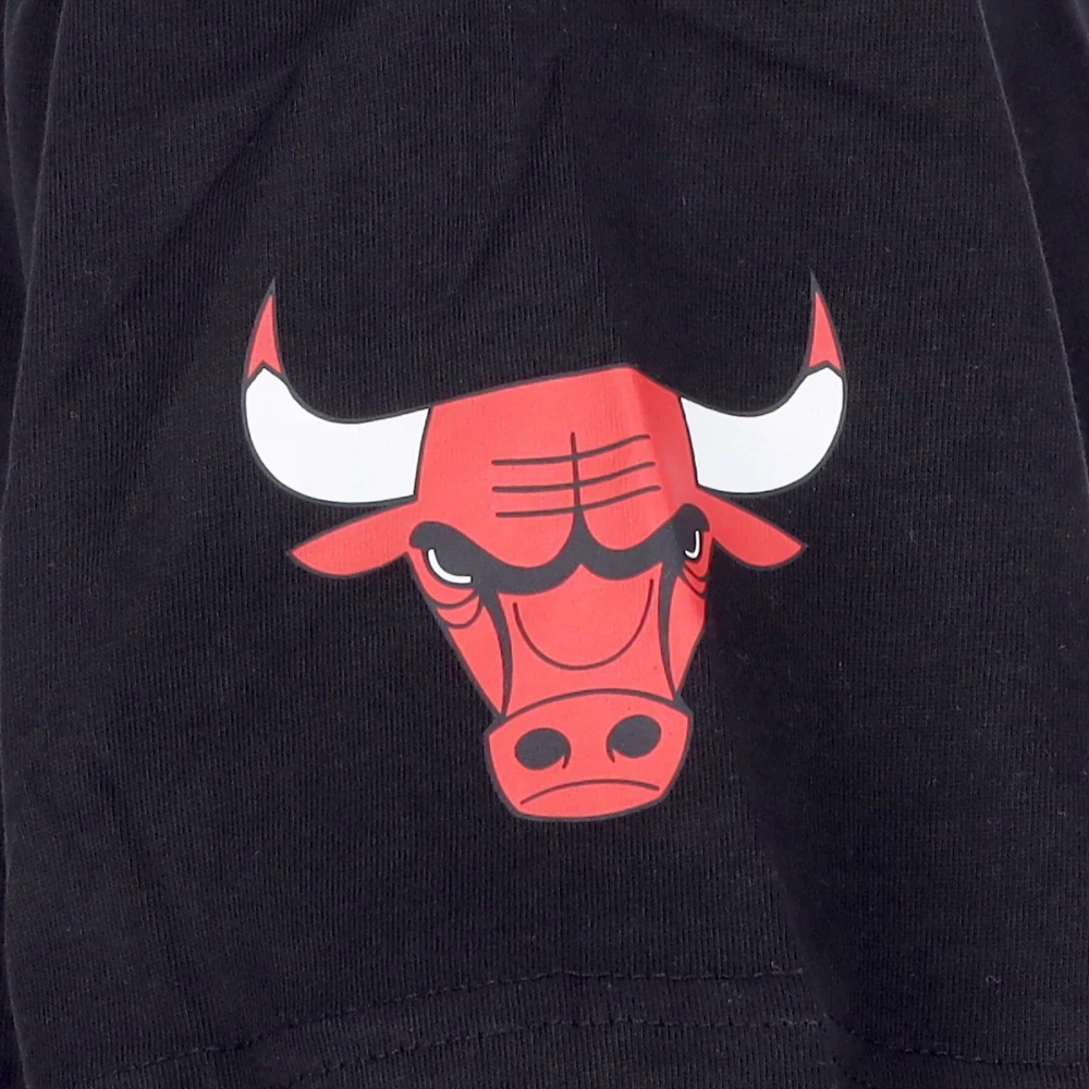 new era Chicago Bulls Oversize Tee Zwart Black Heren