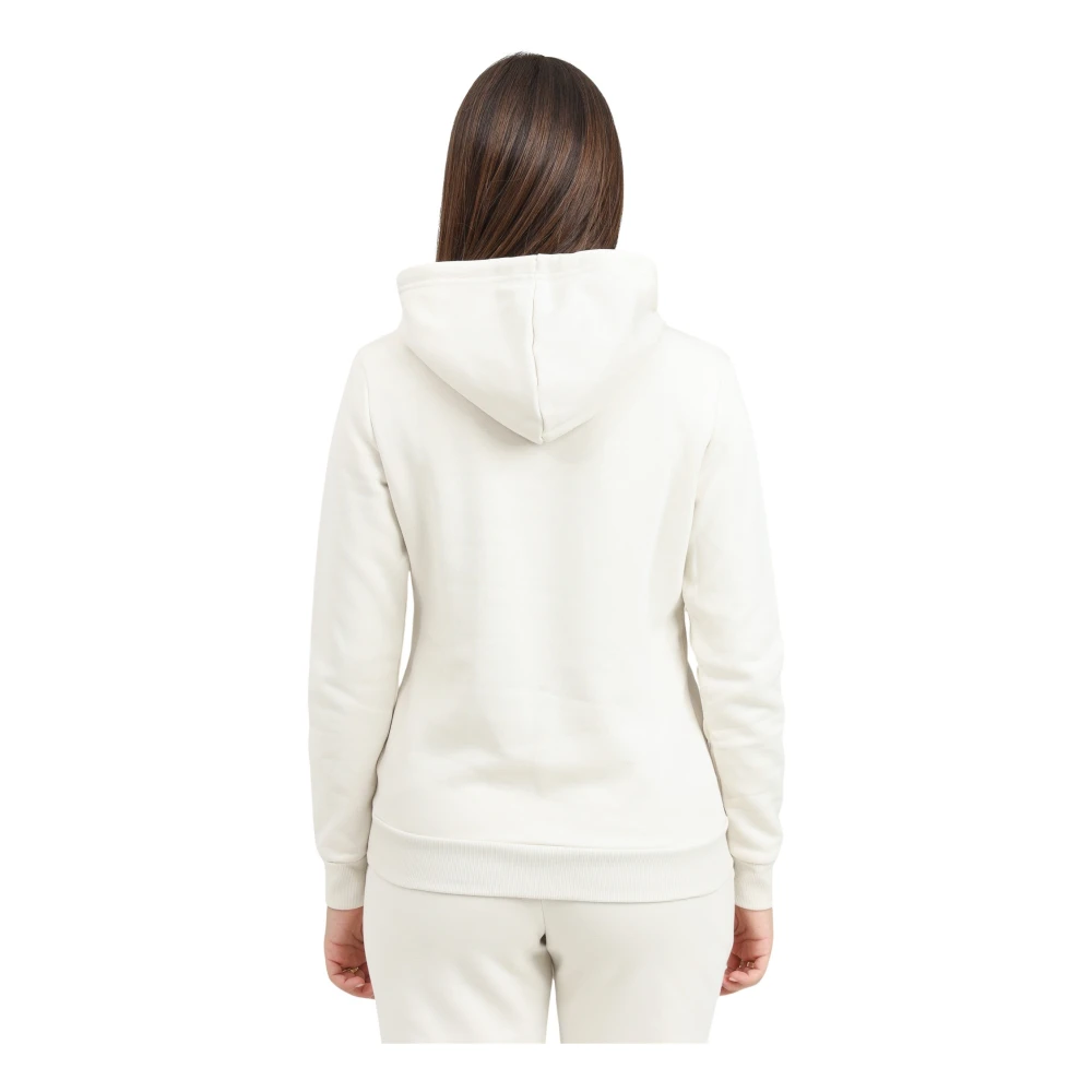 Puma Glitter Logo Hoodie Wit Vrouwen White Dames