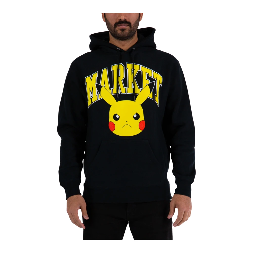 Market Hoodies Black Heren