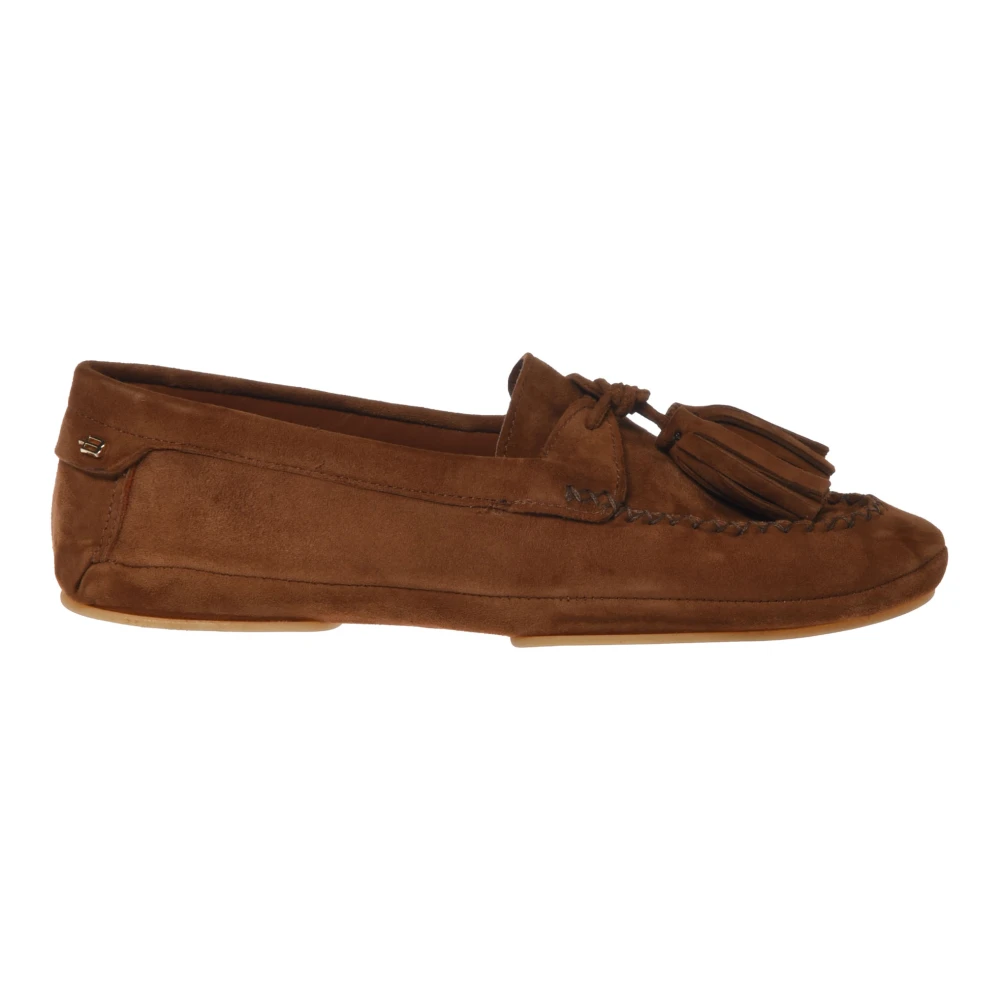 Baldinini Women's Brown Suede Loafer - Loafers - 7 Uk - Shoes