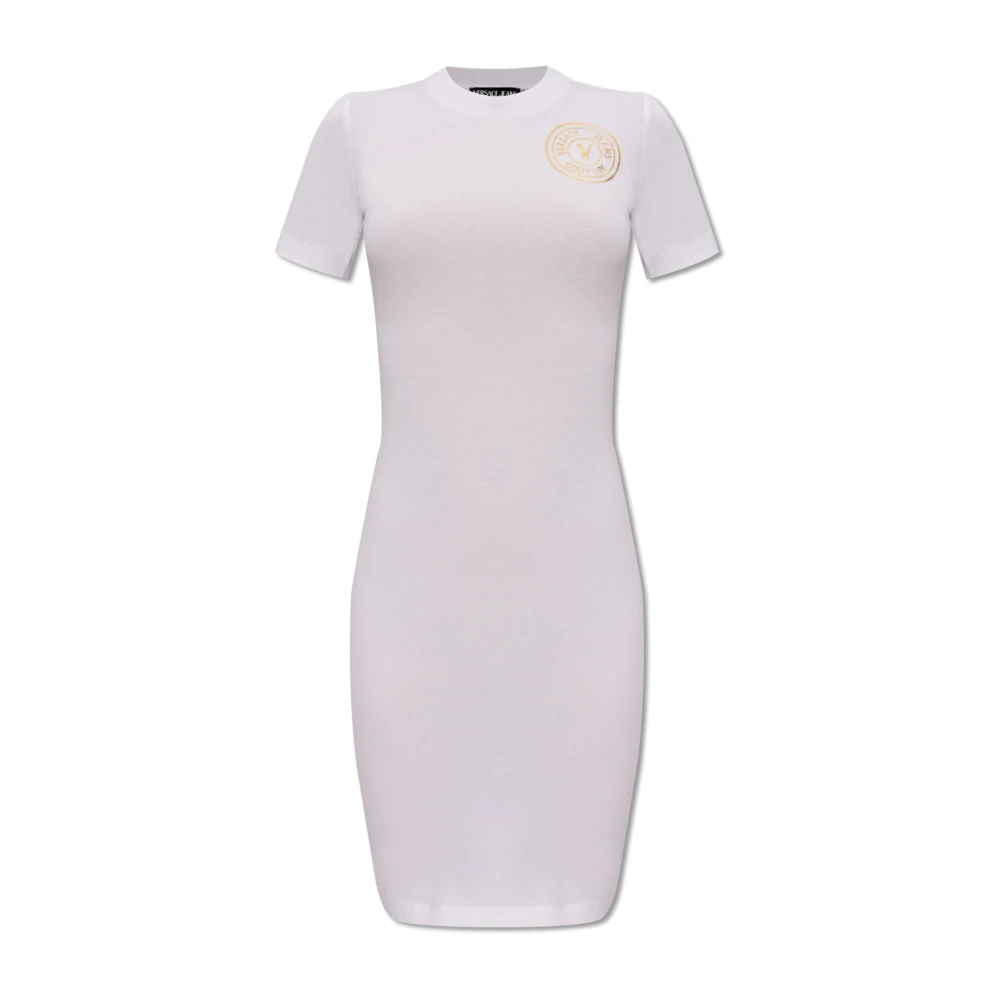 Versace Jeans Couture T-shirt jurk White Dames