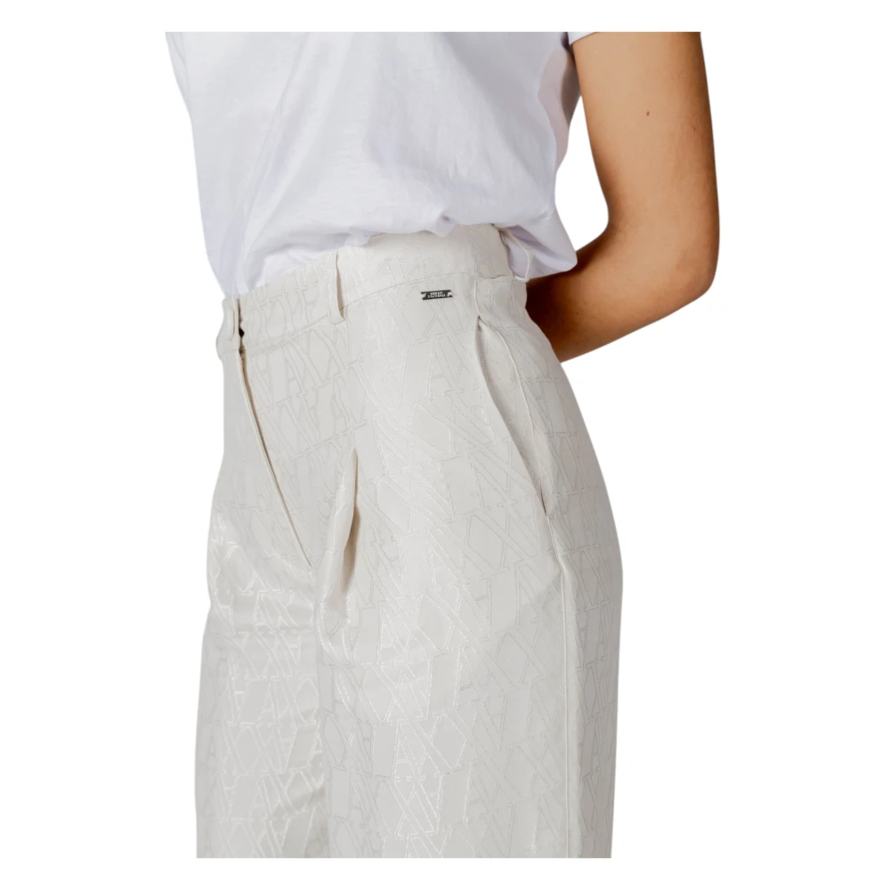 Armani Exchange Palace Broek Collectie voor Vrouwen Beige Dames