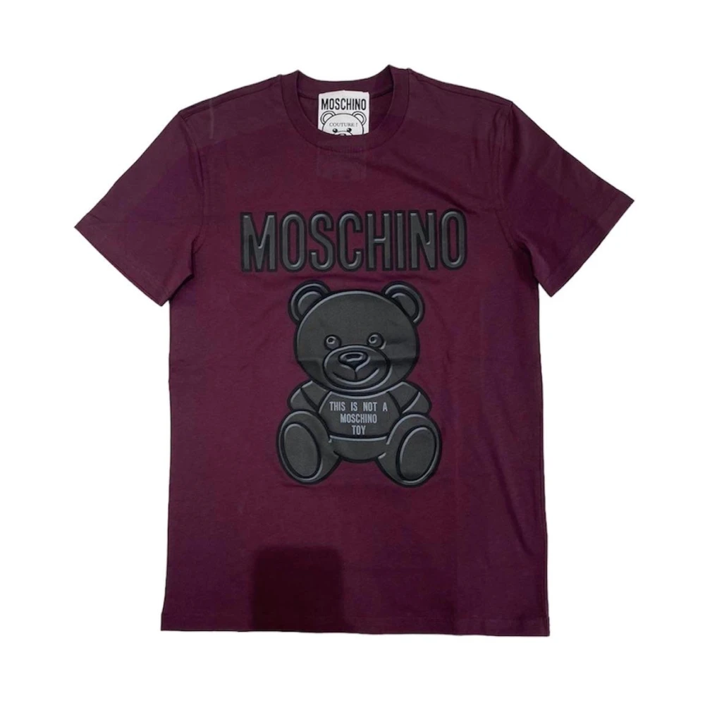 Moschino Casual Katoenen T-shirt voor Mannen Red Heren