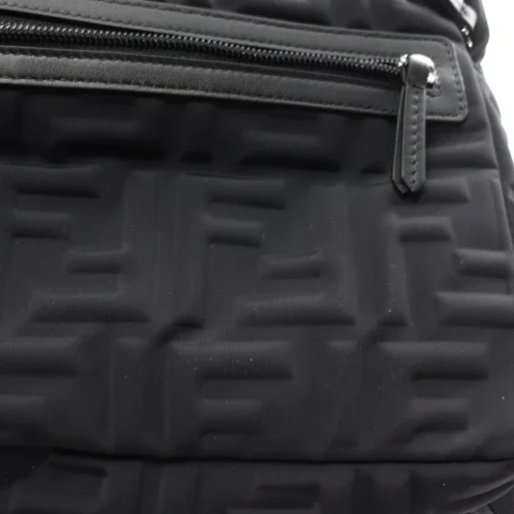 Fendi Vintage Pre-owned Fabric backpacks Black Dames