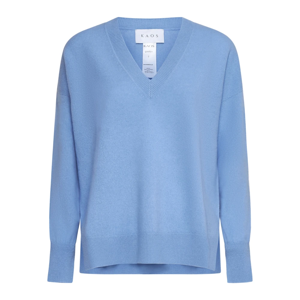 Kaos Heldere Blauwe Sweater Collectie Blue Dames
