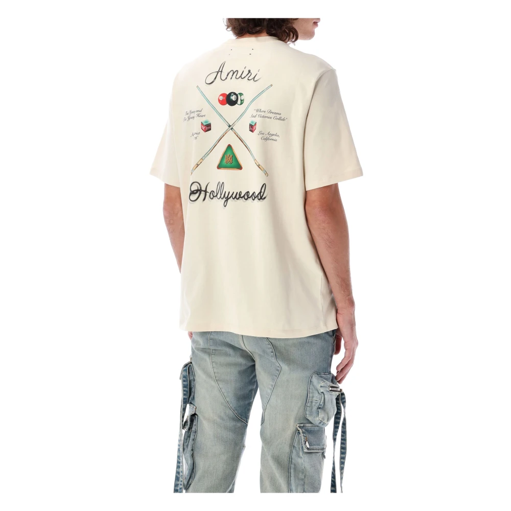 Amiri Pool Cue T-shirt Beige Heren