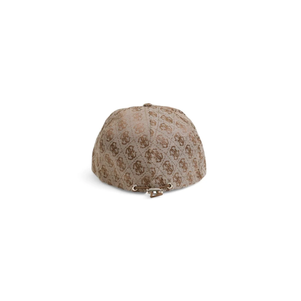 Guess Beige Polyester Herfst Winter Dames Hoed Beige Dames